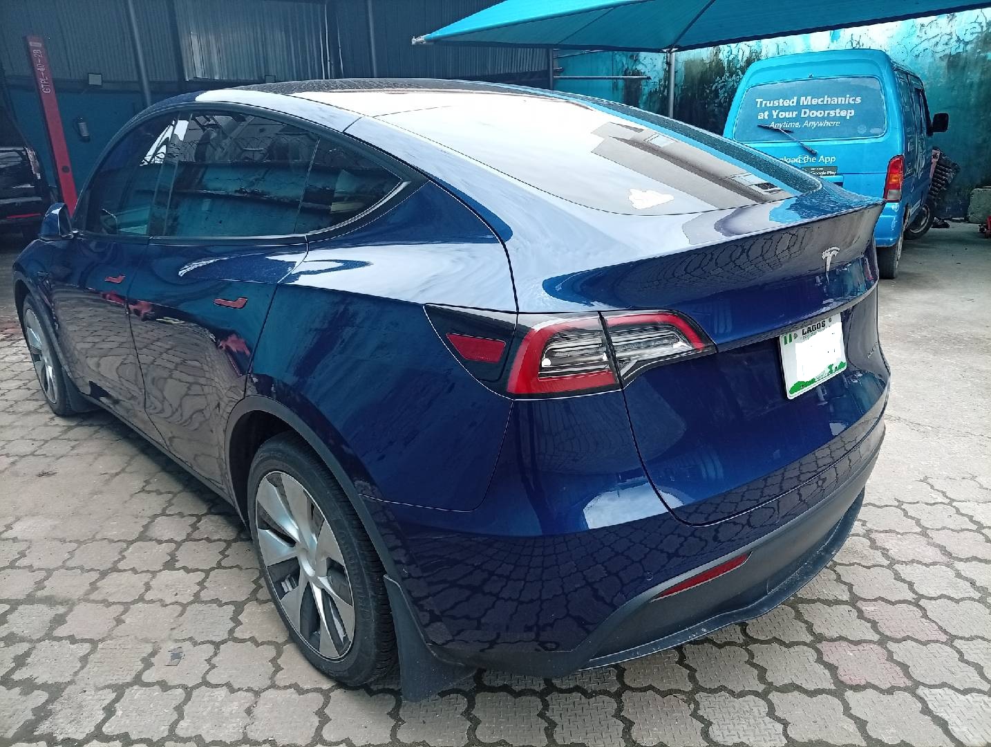 Tesla maintenance center in lagos