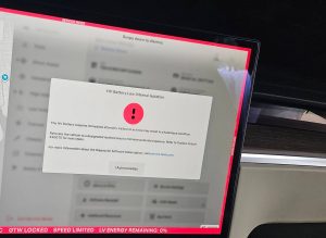 Tesla model x warnings